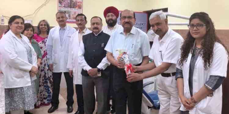 VC Dr. HK Aggarwal Inaugurates Oral Cancer Clinic at PGIDS; Oral Cancer Treatment to Now Utilize Modern Equipment and Technology