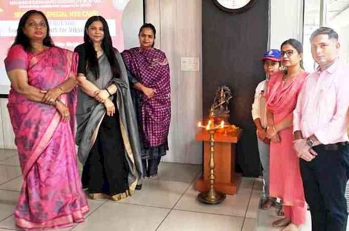 एनएसएस के सात दिवसीय विशेष शिविर का शुभारंभ