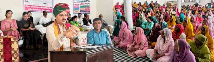 HIRD Director Dr. Virender Singh Chauhan urges the women to move forward with self-confidence and embrace new opportunities