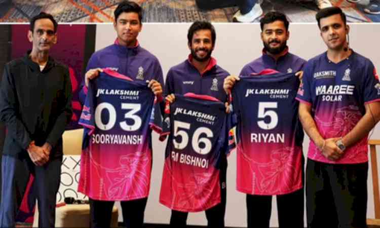 IPL 2026: Rajasthan Royals captain Riyan Parag unveils new jersey for upcoming season