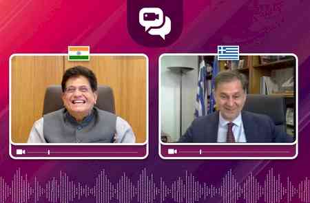 Piyush Goyal discusses deepening trade, tourism ties with Greece Minister