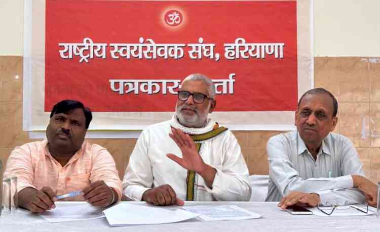 RSS to Organize Programs on Guru Ravidas's 650th Birth Anniversary; 2,644 ‘Shakhas’ currently operational across 1424 locations in Haryana