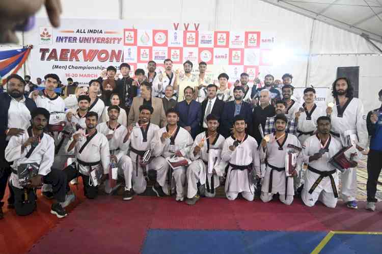 All India Inter-University Taekwondo (Men’s) Championship 2025–26 concludes at DAV University