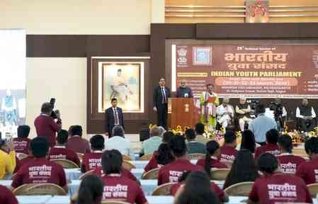 V-P Radhakrishnan calls upon youth to innovate from roots and lead India to 'Viksit Bharat'
