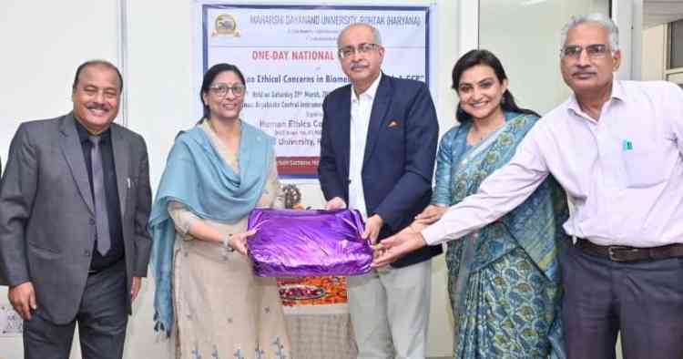 बायोमेडिकल रिसर्च में नैतिक चिंताओं एवं जीसीपी पर राष्ट्रीय कार्यशाला आयोजित