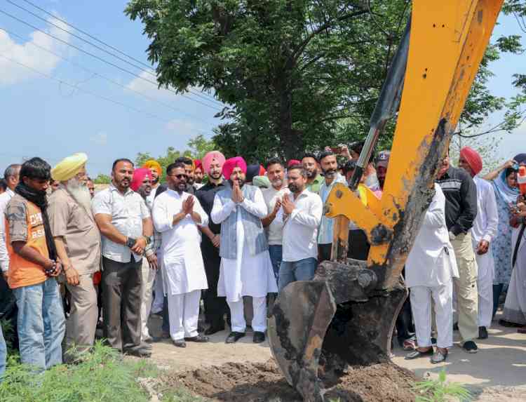 Cabinet Minister Hardeep Singh Mundian inaugurates road project worth Rs 5.31 crores
