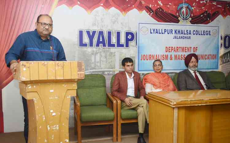 Extension Lecture on Career Opportunities in Literature and Language Organized at Lyallpur Khalsa College