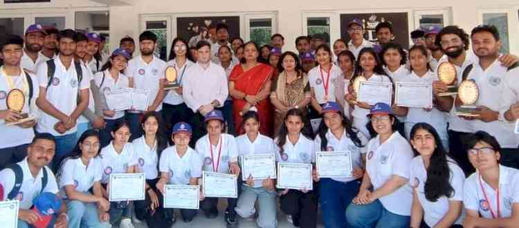 एमडीयू की एनएसएस इकाई द्वारा आयोजित सात दिवसीय विशेष शिविर संपन्न