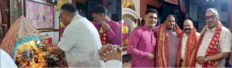 Pawan Dewan paid obeisance to Maa Bhagwati on the occasion of Navratri