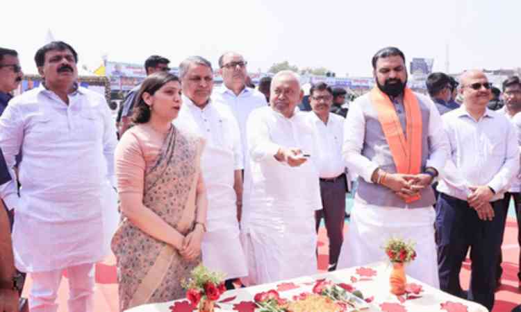 Nitish Kumar inaugurates 535 projects in Buxar and Bhojpur 