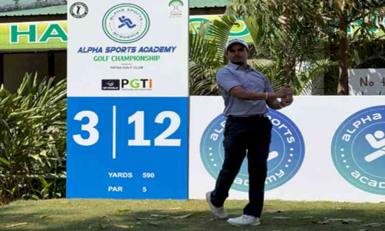 PGTI NexGen: Sunit Chowrasia shoots 65 to take four-shot lead in round two of the fourth leg in Patna