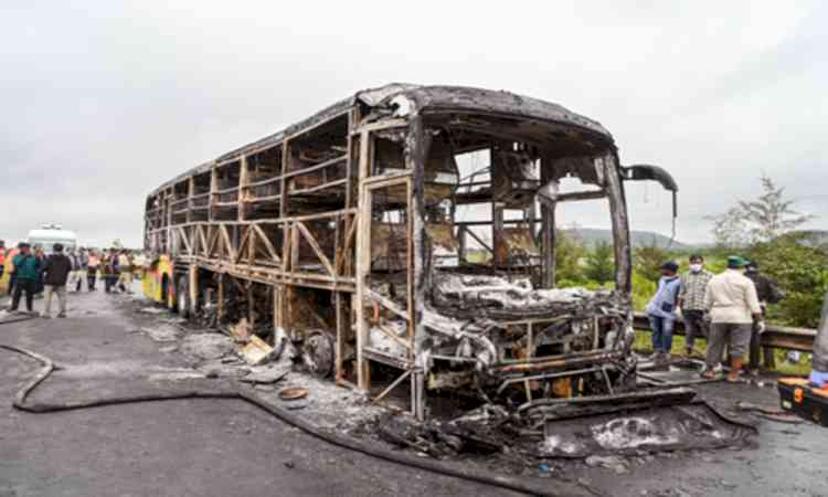 String of deadly bus fires, crashes in Andhra, Telangana over six months