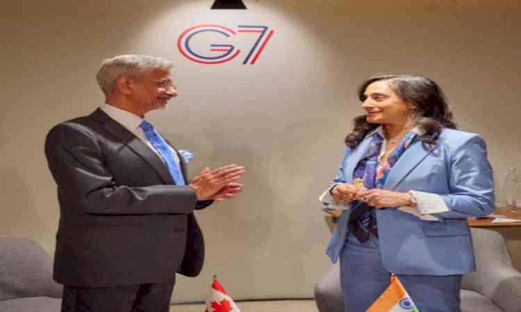 France: EAM Jaishankar holds discussions with counterparts from Canada, South Korea and Japan