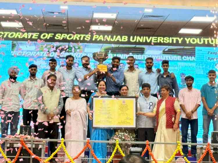 GCE Sector 20-D Chandigarh Emerges as Overall Champions in C Division at Panjab University Sports Meet 2025–2026