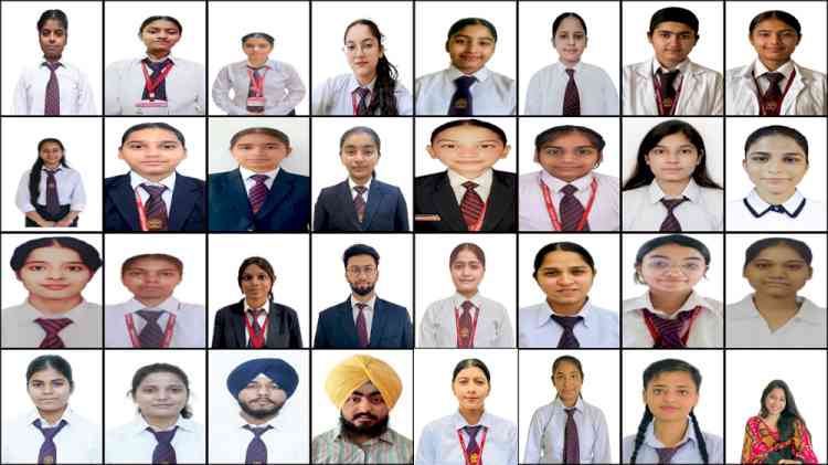The students of Innocent Hearts Group of Institutions, Loharan bring laurels by excelling in result in University examinations
