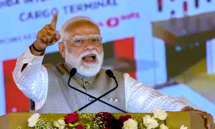 PM Modi accuses SP, Cong of 'stalling' Noida airport project, credits 'double-engine' BJP govt for its completion