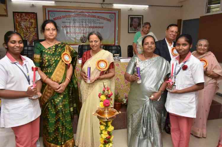 Mahila Dakshata Samiti held Lamp Lighting Ceremony for B.Sc Nursing IX Batch students