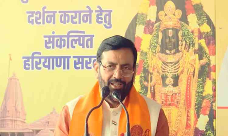 Haryana CM flags off special train for pilgrims to Ayodhya