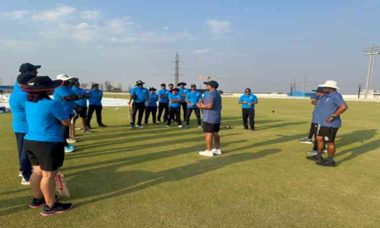 BCCI hosts fielding coaches’ workshop at CoE, Laxman, Dilip address participants 