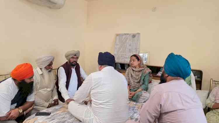 Kuldeep Singh Dhaliwal Visits Family of Late MD Gagandeep Singh Randhawa, Expresses Deep Condolences