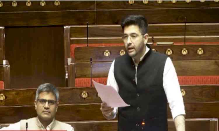AAP MP Chadha pitches legal right to paternity leave in Rajya Sabha