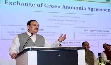 Green Ammonia pacts 'historic' towards sustainable fertiliser production: JP Nadda