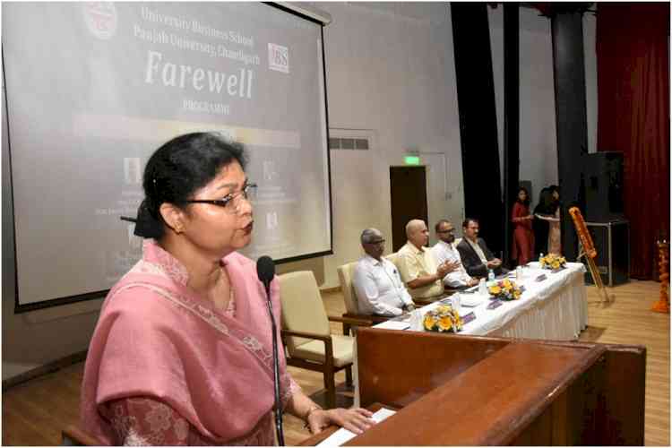 PU UBS bids farewell to MBA and M.Com. (Hons.) Batch 2026