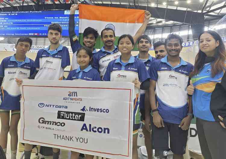 Indian Para cycling Team trained under Aditya Mehta Foundation Won 11 Medals at Asian Track Championships 2026