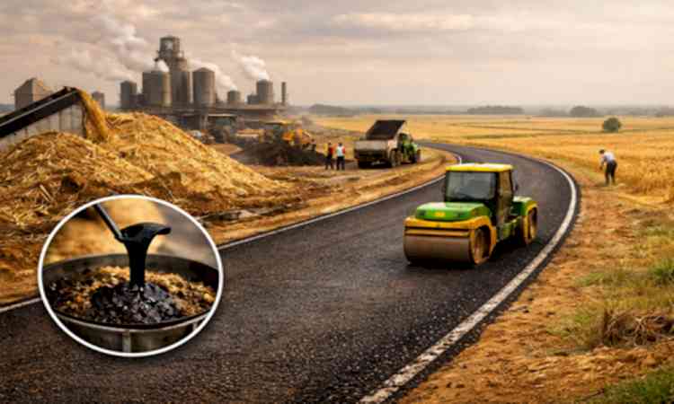 India turns crop waste into roads with breakthrough Bio-Bitumen technology