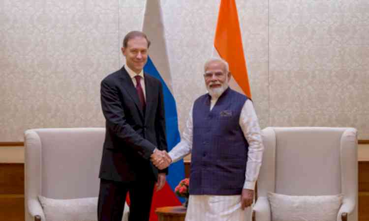 Russia's Manturov calls on PM Modi, discusses further strengthening of strategic partnership
