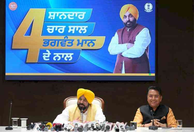 Bhagwant Mann Govt creates record, 65,264 govt jobs provided in just 4 years for first time in Punjab’s history