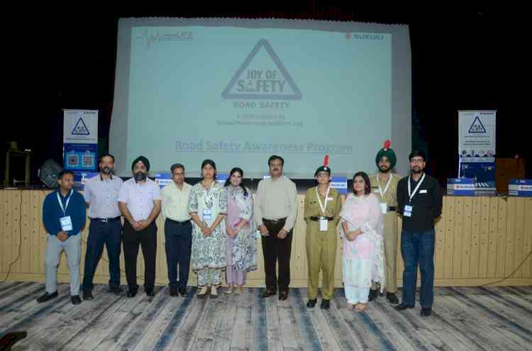 Suzuki conducts road safety awareness & emergency care training at DAV University