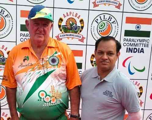 Vikas Narwal Wins Two Gold Medals at National Para Lawn Bowls Championship