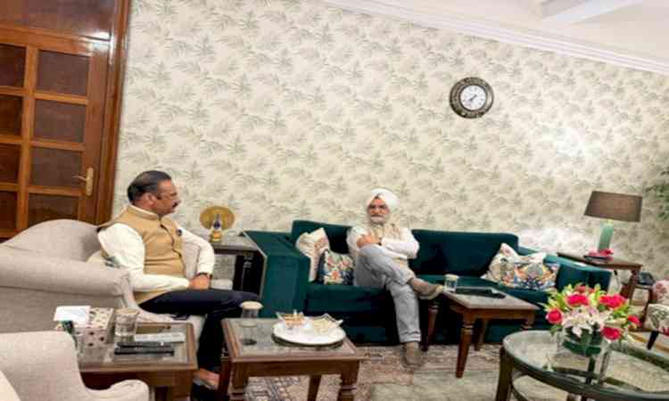 Ashok Mittal, AAP’s new Deputy Leader in Rajya Sabha, calls on Delhi LG