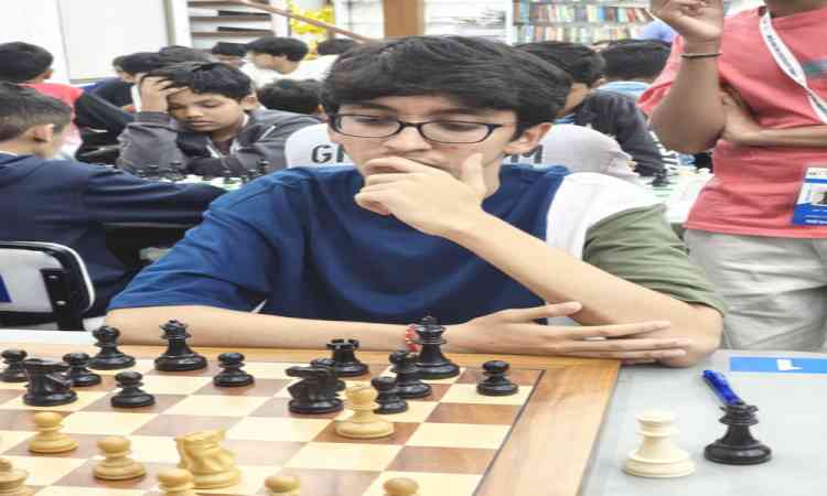 Mhasane takes sole lead; title race heads into final round of All India Chess Masters