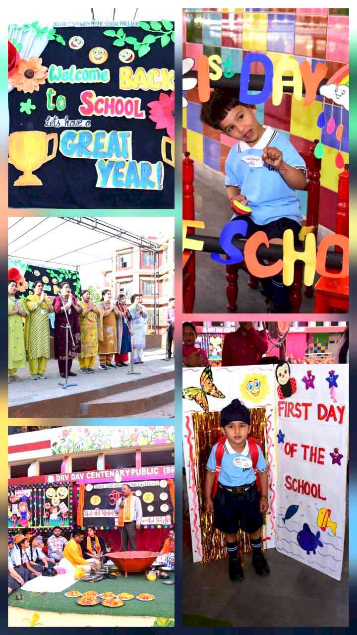DRV DAV Centenary Public School Phillaur New Session, New Dreams: A Grand Welcome to a Bright Beginning