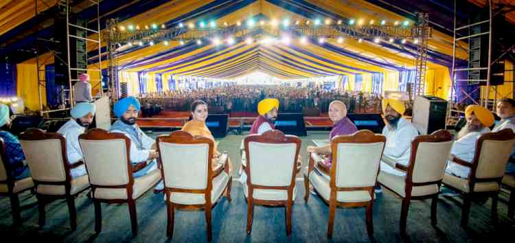 Development Push Continues Under CM Bhagwant Singh Mann in Punjab; Projects Worth Crores Inaugurated in Moga