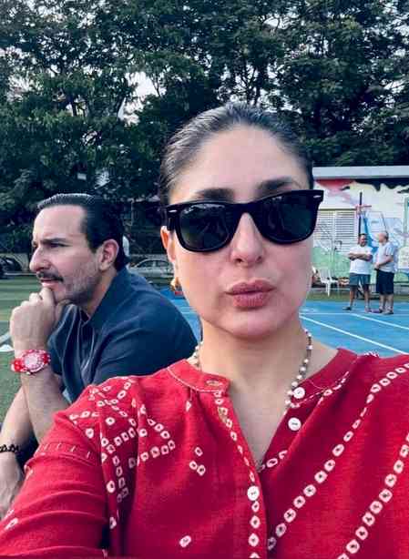 Kareena Kapoor Khan gives a glimpse of ‘soccer duties’ with Saif Ali Khan