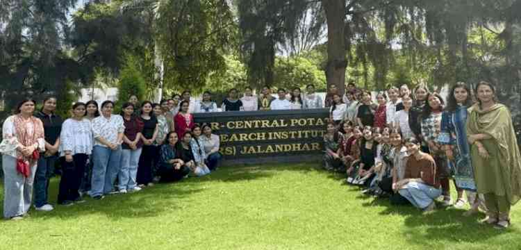 KMVites Explore Agritech and Career Frontiers at ICAR-CPRI Research Centre