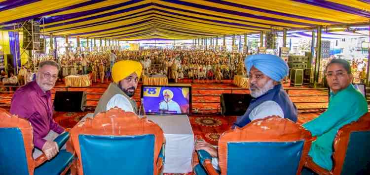 Akalis haven't given up their habit of looting Punjab; they were caught stealing electricity at rally: CM Bhagwant Singh Mann