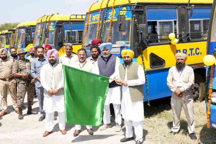 CM Bhagwant Singh Mann accelerates Punjab’s transport transformation, flags off 250 new buses for PRTC fleet