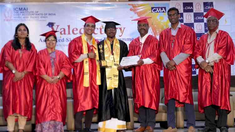 ICMAI Hyderabad Chapter honours meritorious students at the Advanced Skill Training Programme!