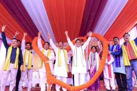Tripura CM Manik Saha says people aligning with BJP's development agenda