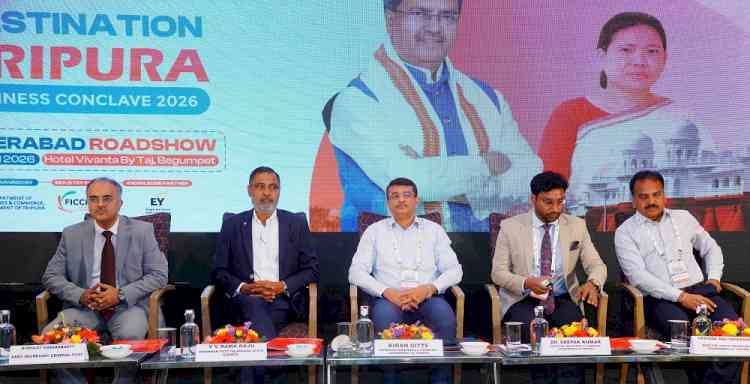 Department of Industries & Commerce, Government of Tripura Destination Tripura – Business Meet 2026 Investors’ Roadshow Held in Hyderabad