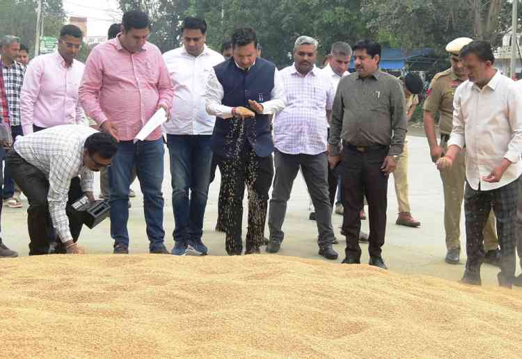 Wheat Procurement Underway in the District; Adequate Fuel Stock Available: DC Sachin Gupta