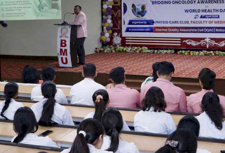 Lecture on Oncology Awareness and Rehabilitation at BMU on World Health Day