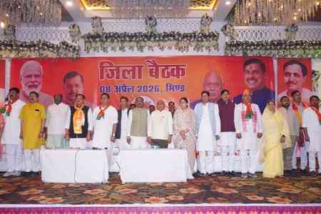 MP BJP chief pushes grassroots outreach in Chambal​