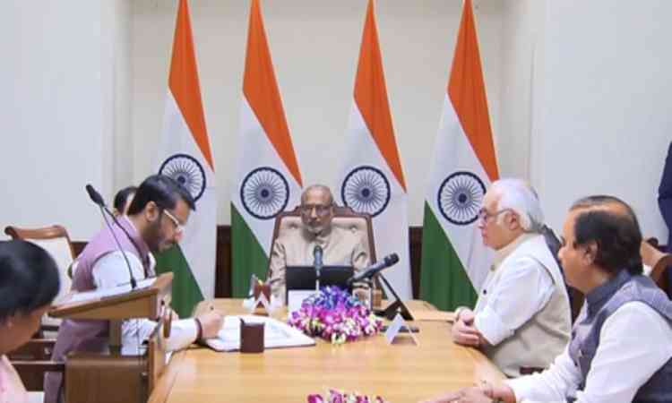 Ajit Pawar's son Parth Pawar takes oath as Rajya Sabha member