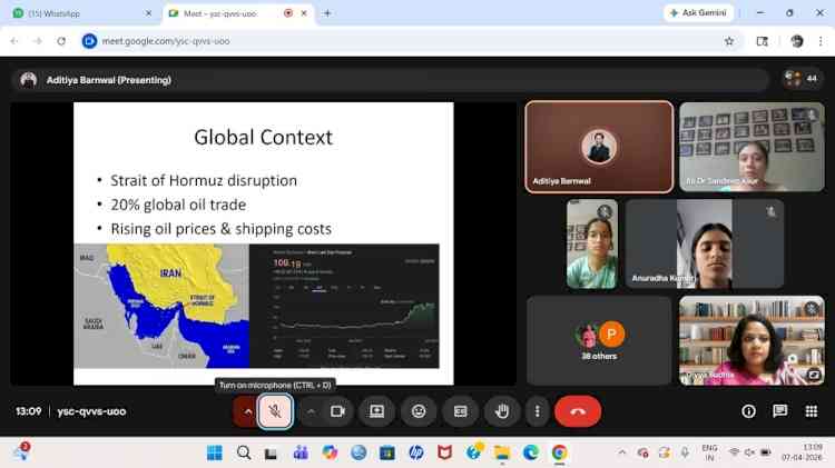 PCM S.D. College for Women Organizes National Webinar on “West Asia War: Economic Fallout for India”