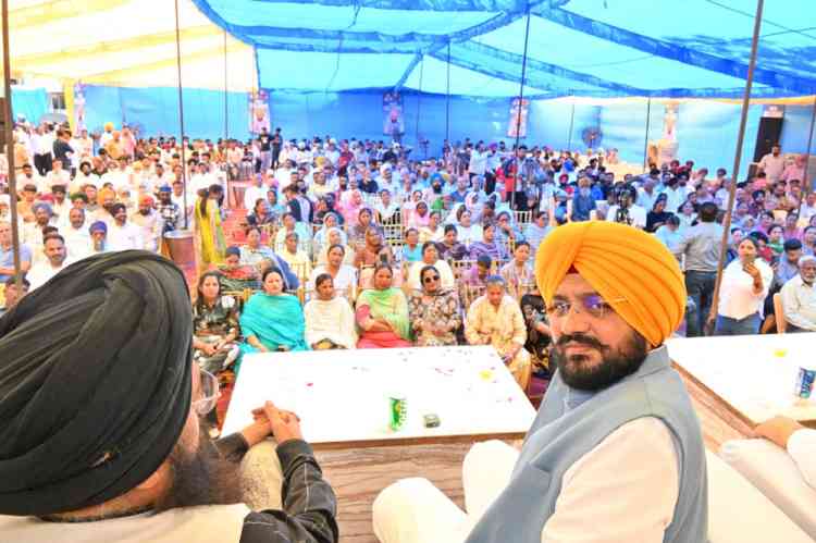 Cabinet Minister Tarunpreet Singh Sond lays foundation stone for Rs 12.03 crores Bhagat Puran Singh Heritage Street 